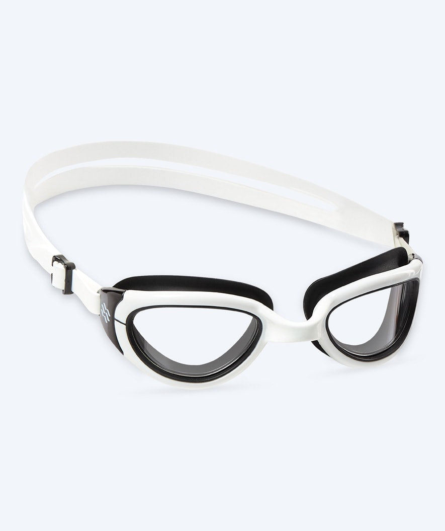 Watery okulary do pływania treningowe - Wade Active - Czarny/przezroczysty