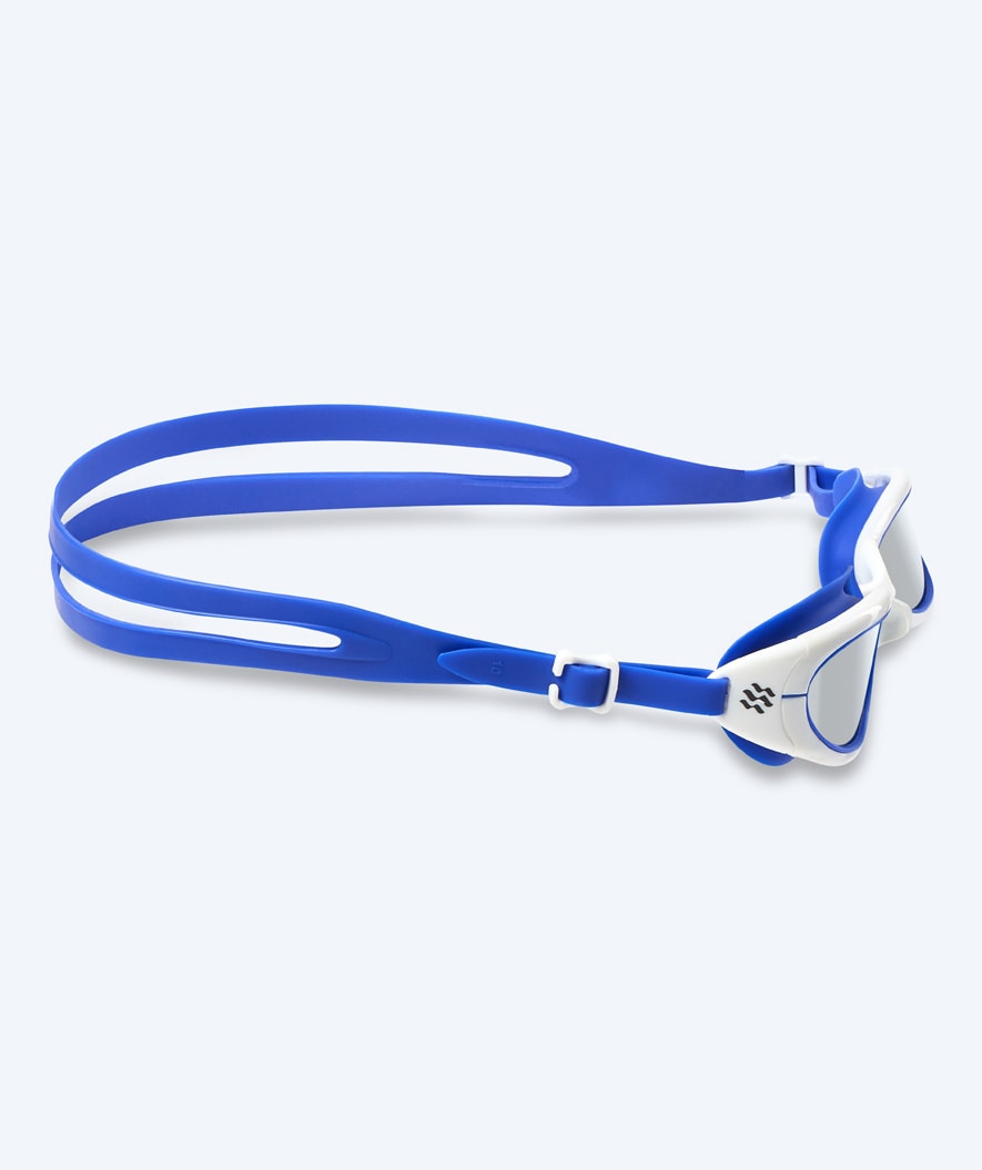 Watery okulary do pływania treningowe - Wade Mirror - Niebieski/srebrny