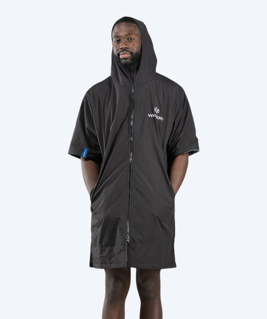 Watery Surf poncho - Wodoodporny - Czarny