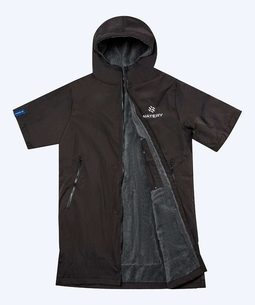 Watery Surf poncho - Wodoodporny - Czarny