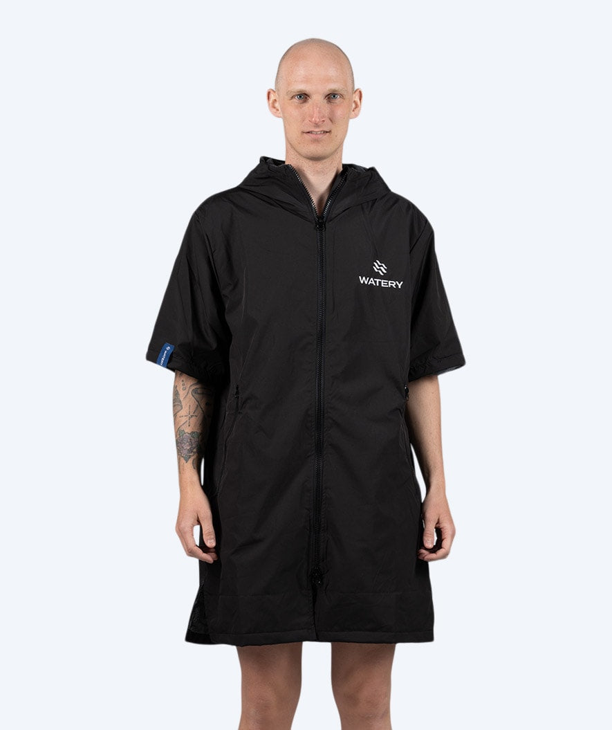 Watery Surf poncho - Wodoodporny - Czarny