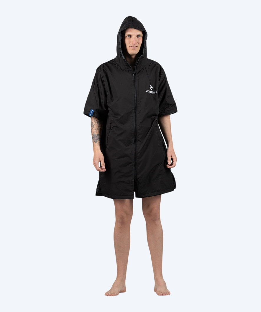 Watery Surf poncho - Wodoodporny - Czarny