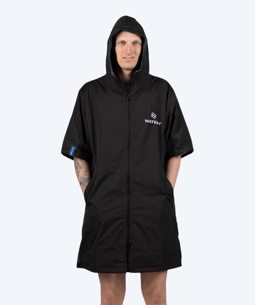 Watery Surf poncho - Wodoodporny - Czarny