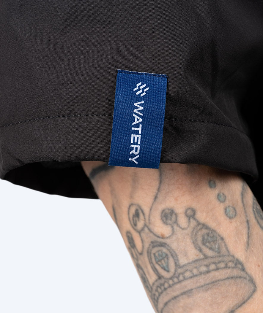 Watery Surf poncho - Wodoodporny - Czarny