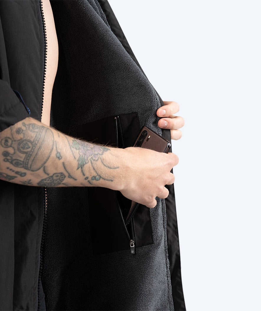 Watery Surf poncho - Wodoodporny - Czarny