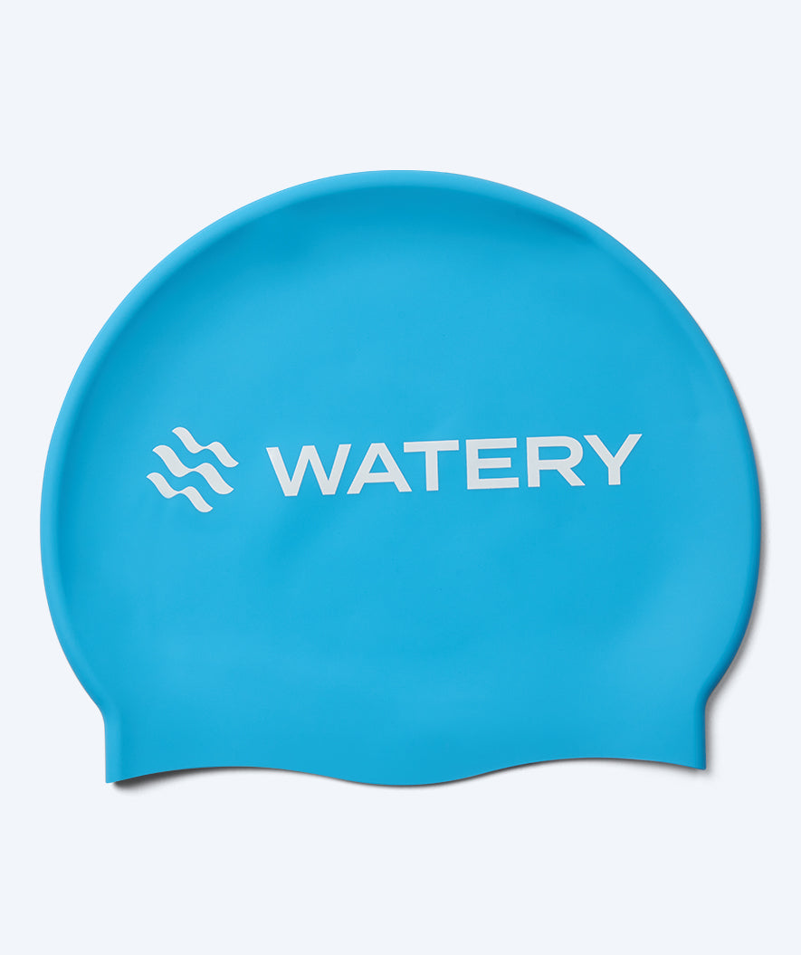 Watery czepek do pływania dla dzieci (3-10) - Signature - Jasnoniebieski