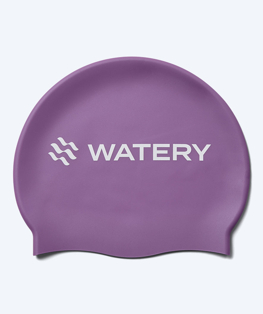 Watery czepek do pływania dla dzieci (3-10) - Signature - Fioletowy
