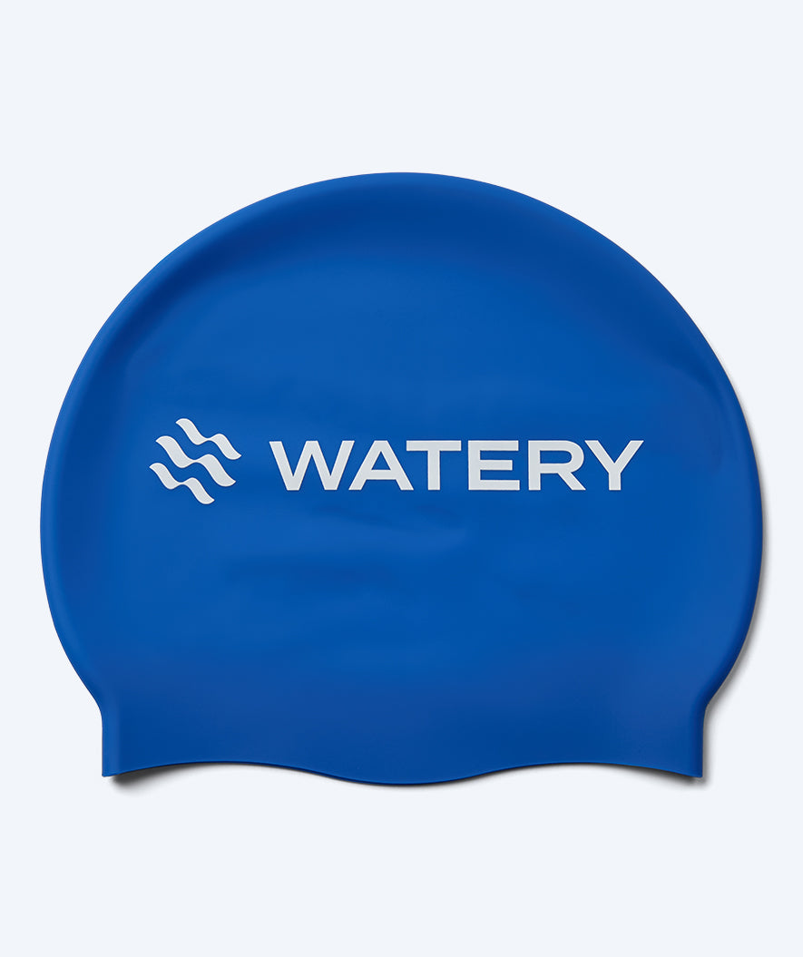 Watery czepek do pływania dla dzieci (3-10) - Signature - Królewskie Niebieski