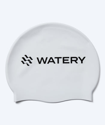 Watery czepek do pływania dla dzieci (3-10) - Signature - Biały