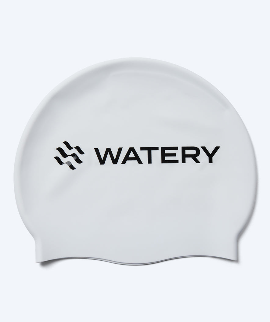 Watery czepek do pływania dla dzieci (3-10) - Signature - Biały