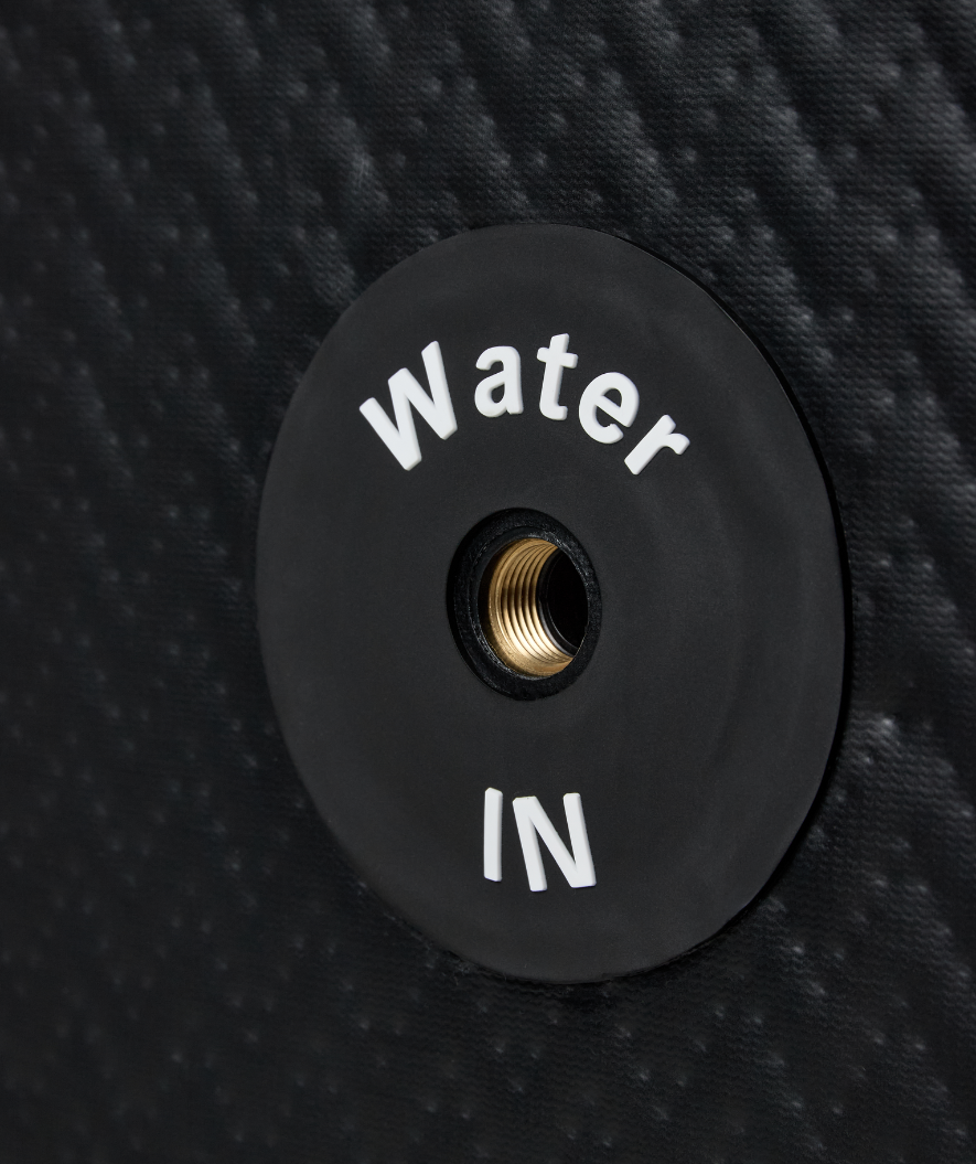 Watery nadmuchiwany basen do morsowania - Deluxe - Czarny