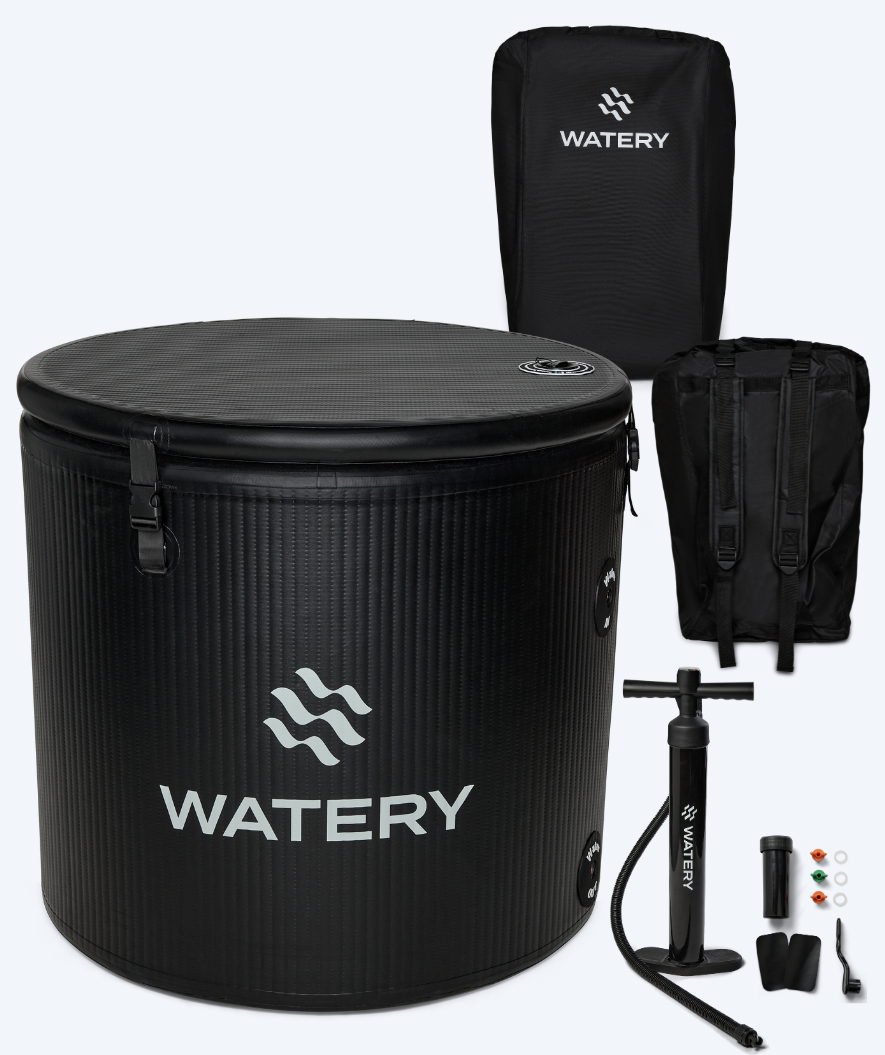 Watery nadmuchiwany basen do morsowania - Deluxe - Czarny