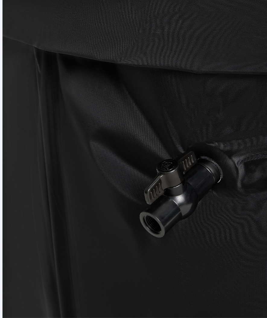 Watery nadmuchiwany basen do morsowania - Hero Max - Czarny