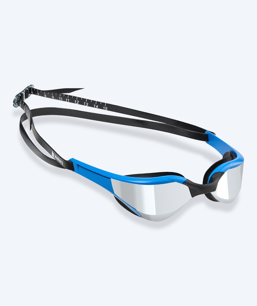 Watery okulary do pływania - Instinct Elite Mirror - Niebieski/srebrny