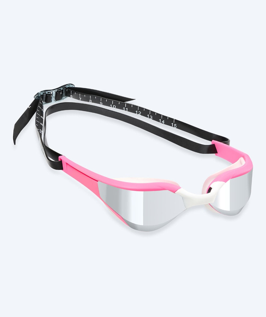 Watery okulary do pływania - Instinct Elite Mirror - Różowy/Srebrny
