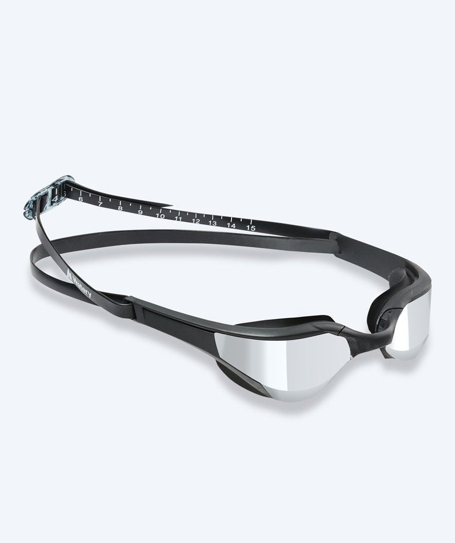 Watery okulary do pływania - Instinct Elite Mirror - Czarny/Srebrny