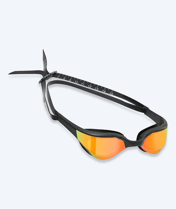 Watery okulary do pływania - Instinct Elite Mirror - Czarny/złoty
