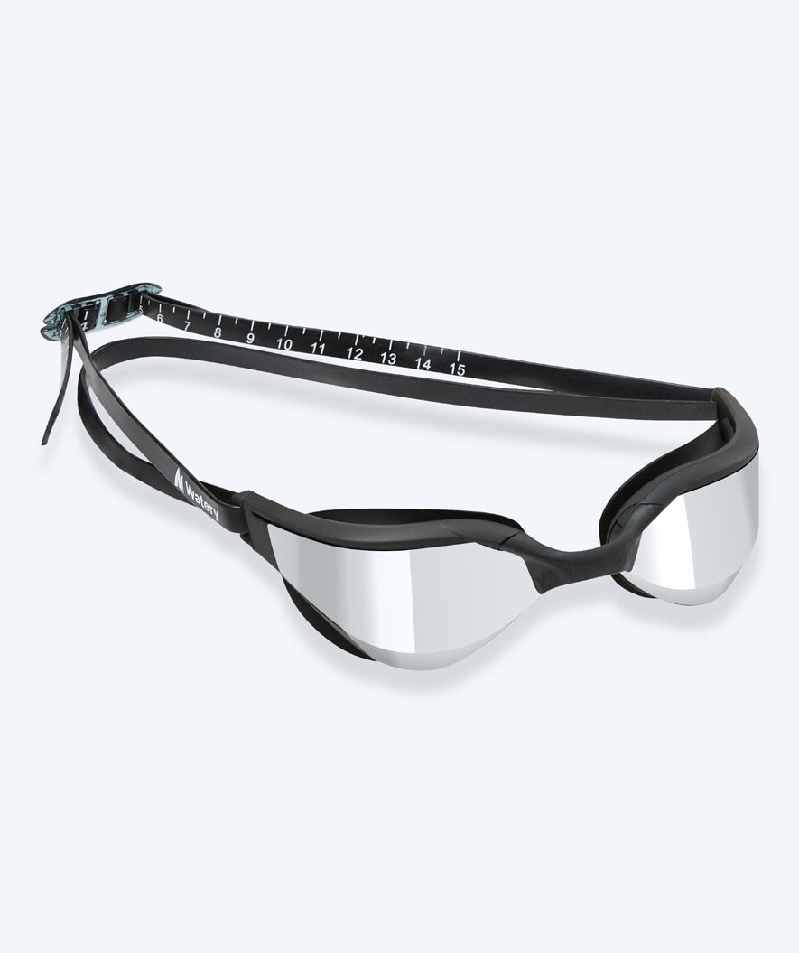 Watery okulary do pływania - Instinct Ultra Mirror - Czarny/Srebrny