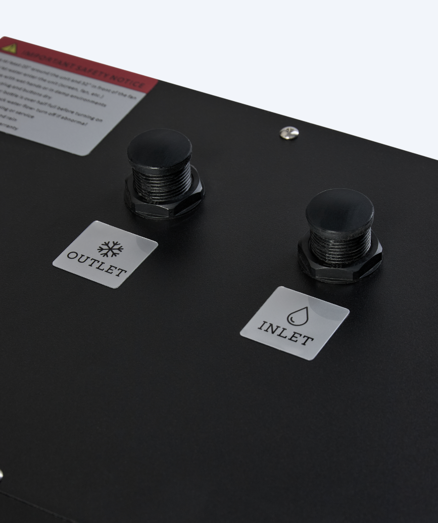 Watery chłodnica wody do basenu do morsowania - Dense Cooler - Czarny