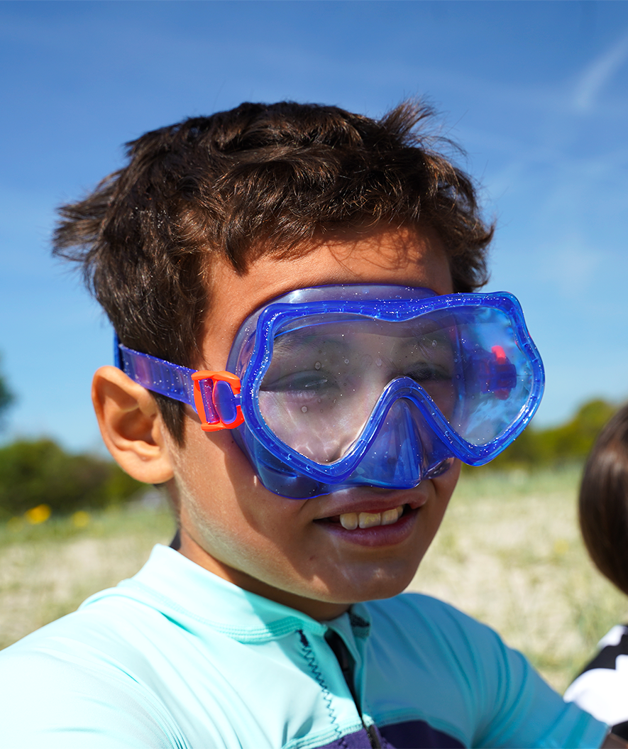 Watery zestaw maska + rurka do snorkelingu dla dzieci (4-10 lat) - Winslet - Niebieski