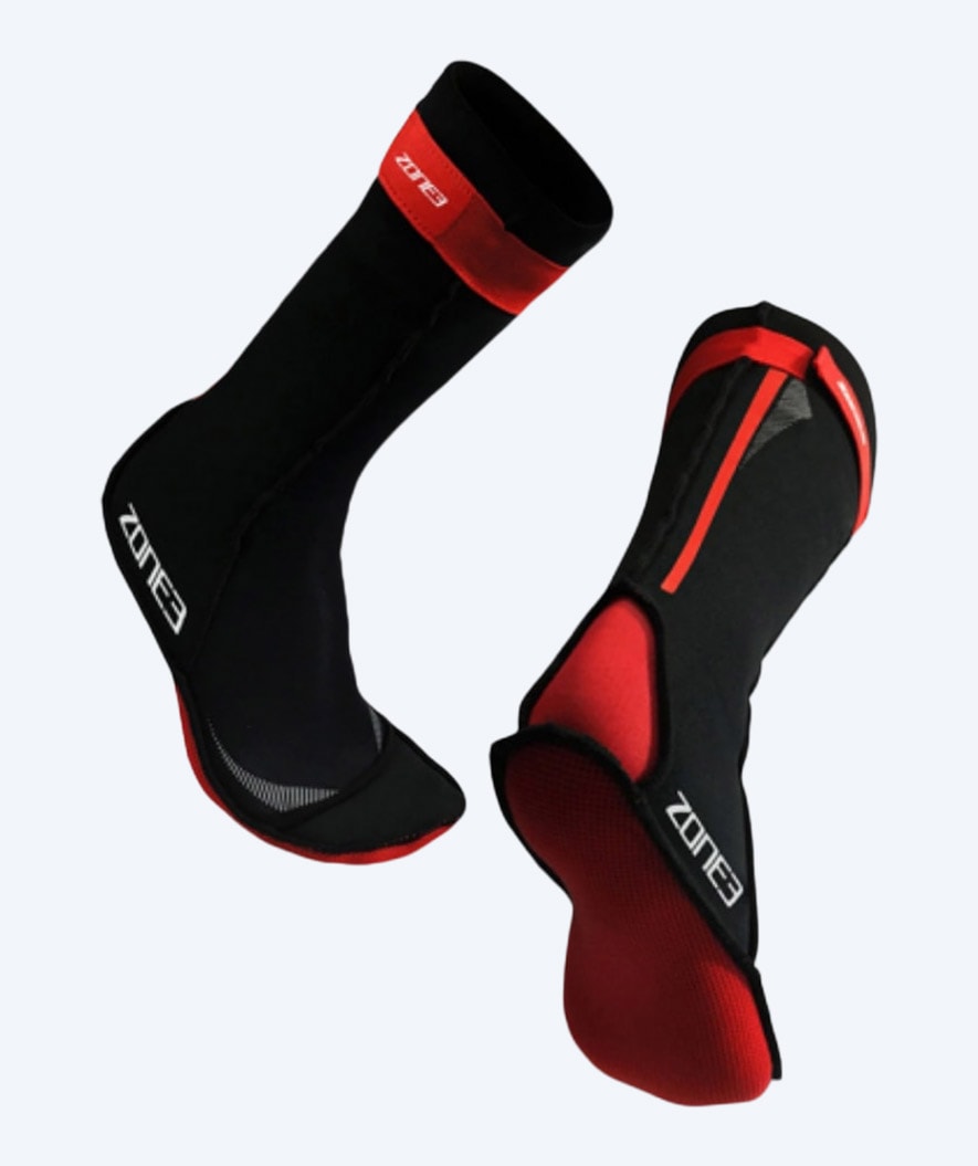 ZONE3 zestaw neoprenowy - Heat Tech - Czarny/czerwony