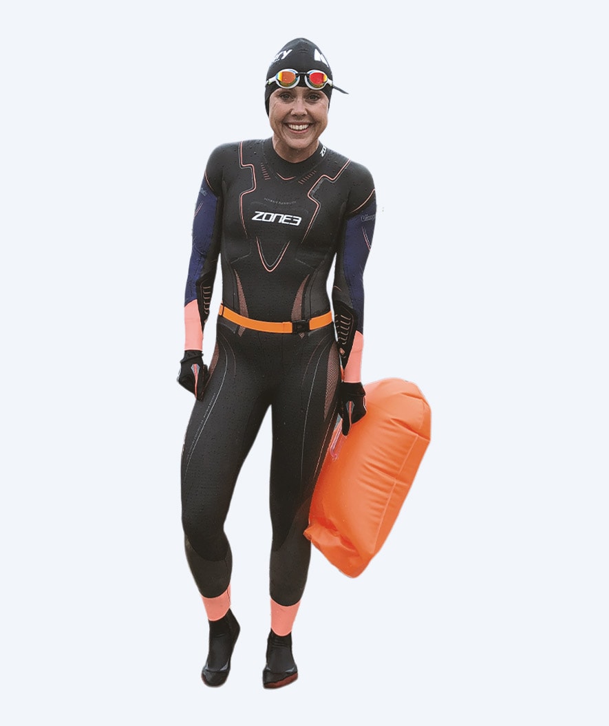 ZONE3 zestaw neoprenowy - Heat Tech - Czarny/czerwony