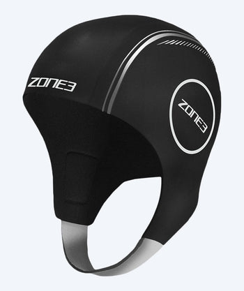 ZONE3 kaptur neoprenowy - (4mm) - Czarny/srebrny