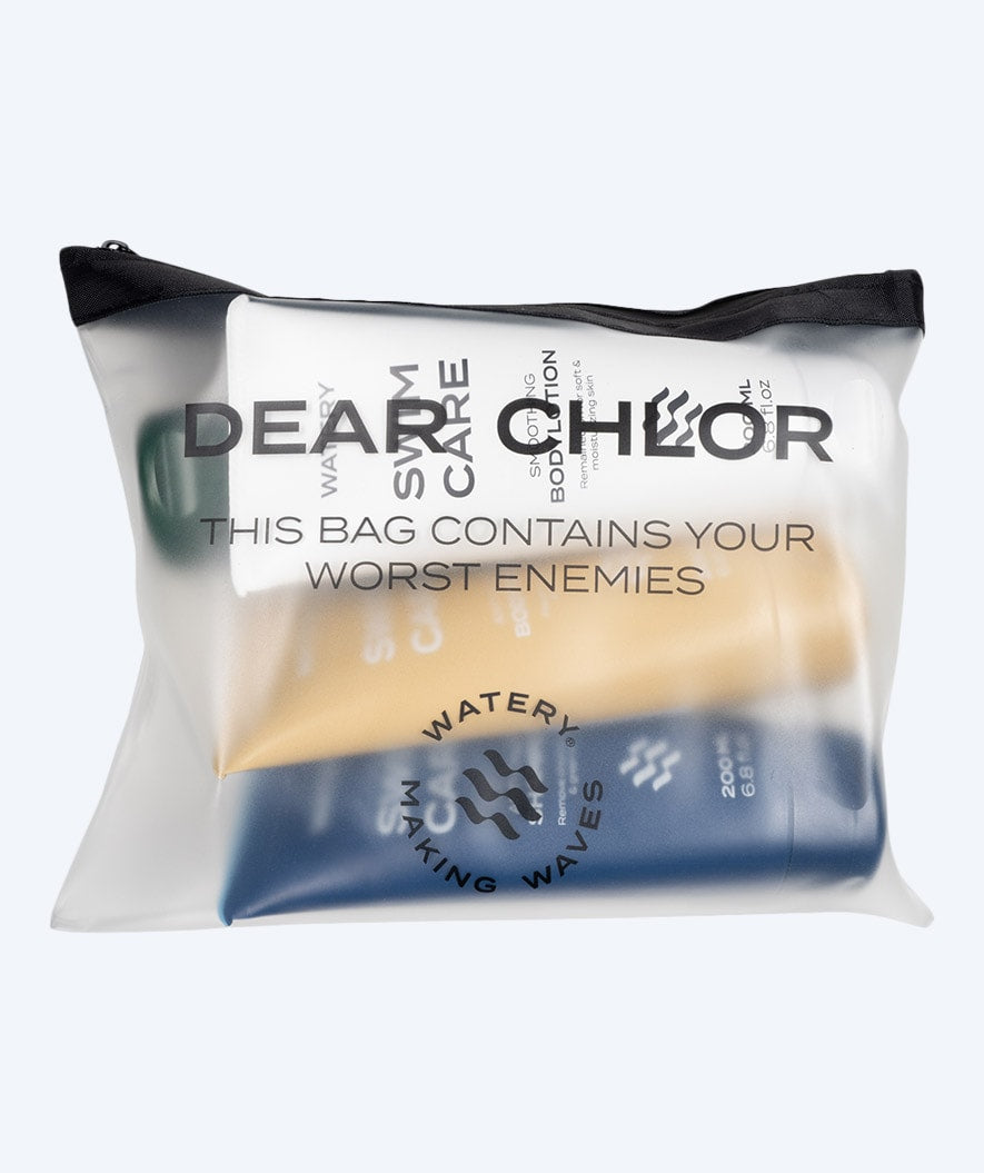 Watery zestaw do pielęgnacji pływaka - ochrona przed chlorem