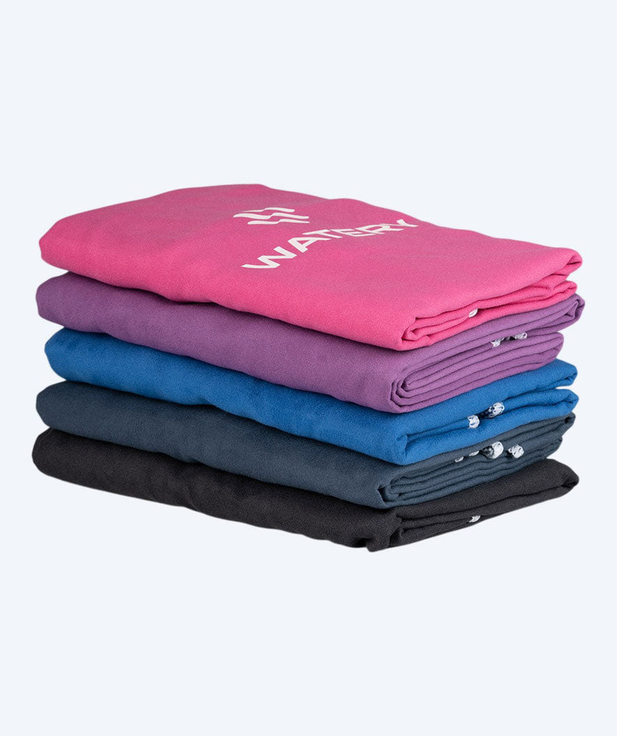 Watery ponczo kąpielowe dla dorosłych - Mikrofibra - Ciemnoniebieski