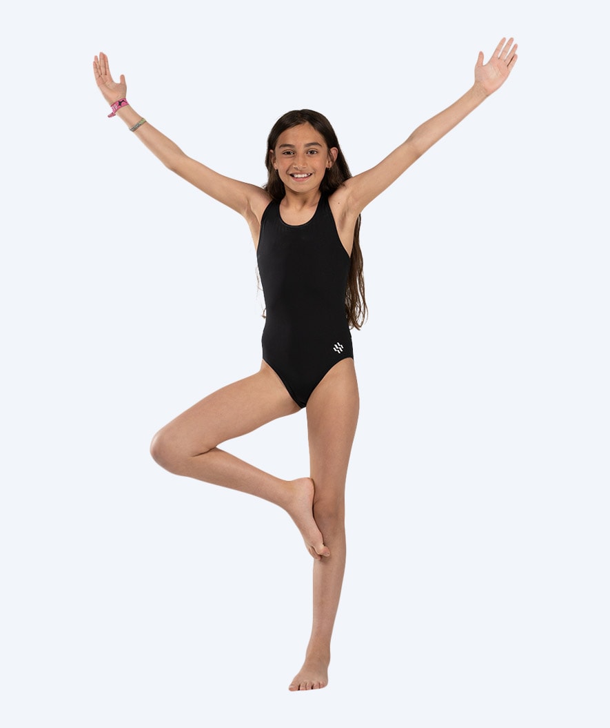 Watery strój kąpielowy dla dziewczynek - Eco Poolparty - Czarny