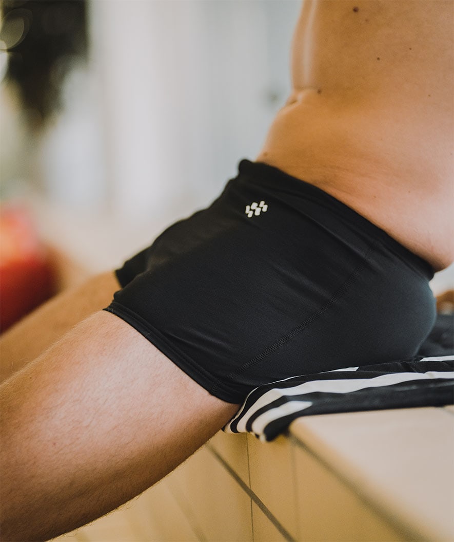 Watery bokserki kąpielowe dla mężczyzn - Flaming Vegas Eco - Niebieski