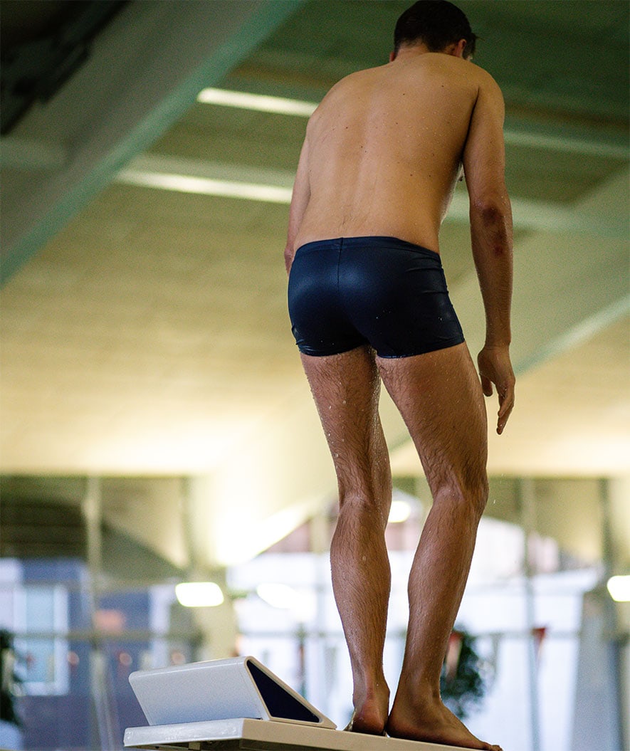 Watery bokserki kąpielowe dla mężczyzn - Flaming Vegas Eco - Ciemnoniebieski