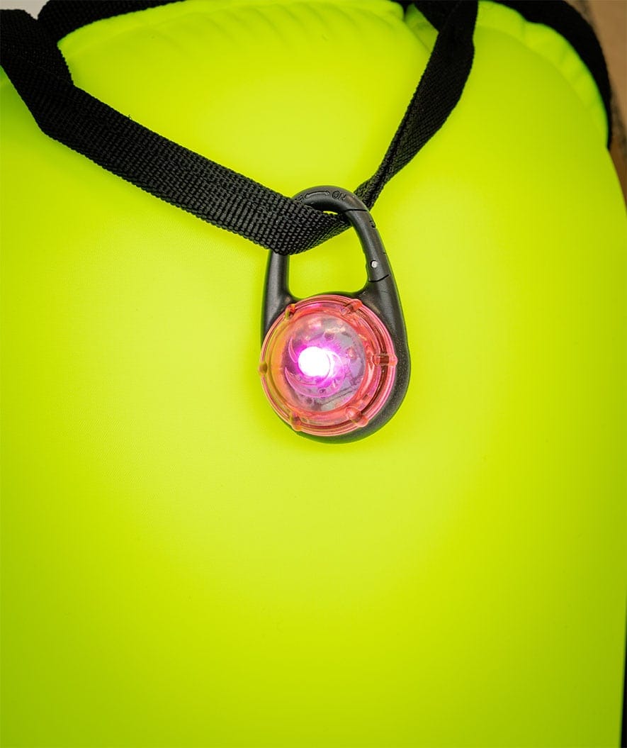 Watery wodoodporna lampka LED do torby pływackiej - Pro - Biały